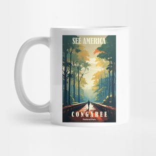 Congaree National Park Travel Poster Mug